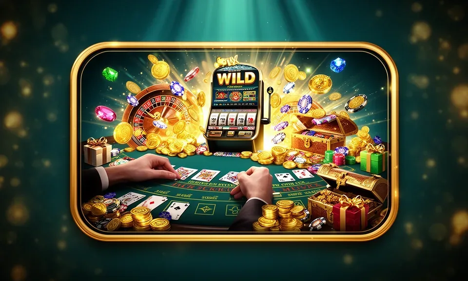 slotmachine vista en computadora
